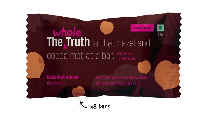 Hazelnut Cocoa Protein Bars - Box of 8