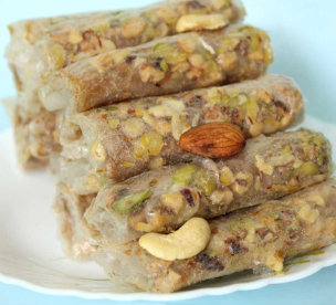 Dadu's Dryfruit Putharekulu