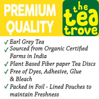 Earl Grey Tea Bags - 40 Eco-Friendly Tea Bags