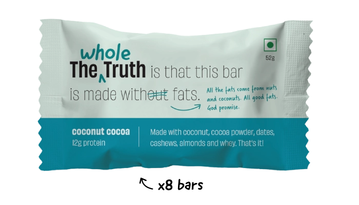 Coconut Cocoa Protein Bars - Box of 8