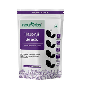 Unroasted Kalonji Seeds for Hair Growth & Weight Management