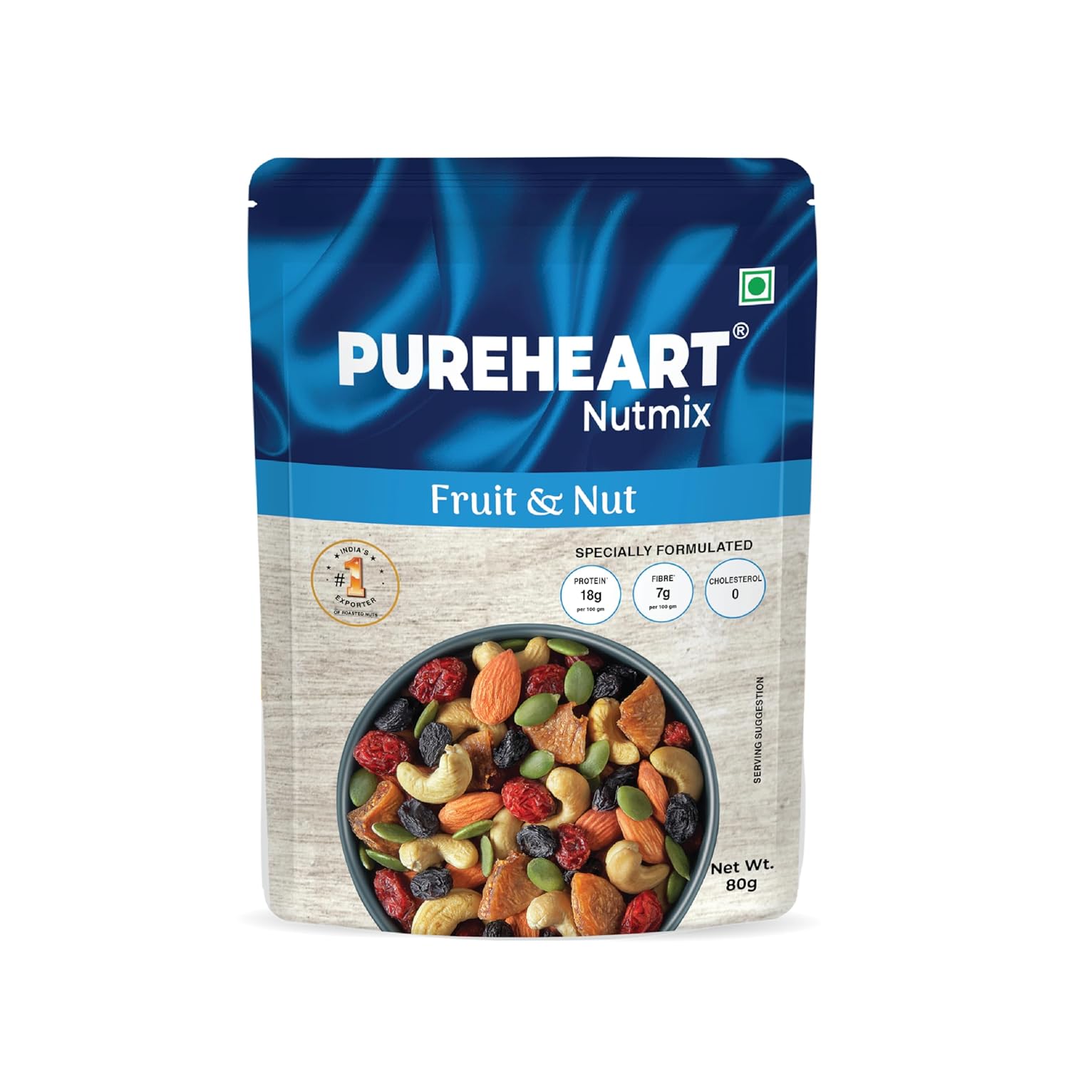 Pureheart Nutmix Fruit & Nuts  Natural Premium Mix Nuts (Cashews, Almonds, Raisins, Cranberries) Delicious & Crunchy Dry Fruits