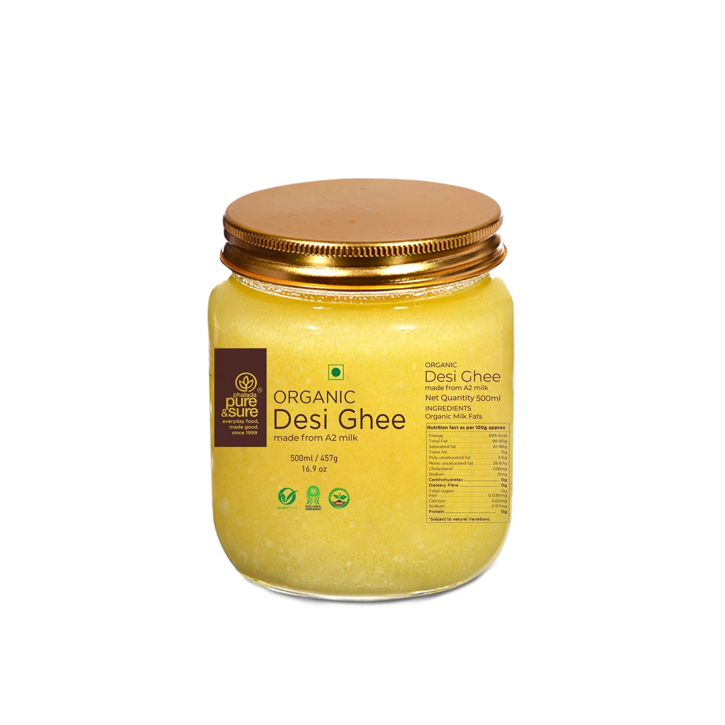 Organic Desi Ghee-500ml