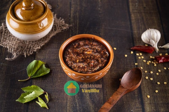 Godavari Vantillu Gongura Pickle (Gongura Nilva Pachadi)