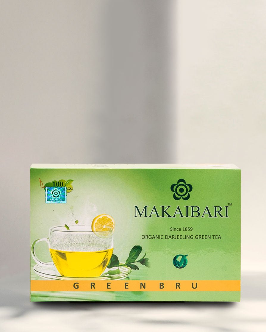 Green Bru (100 Tea Bags) Darjeeling Green Tea