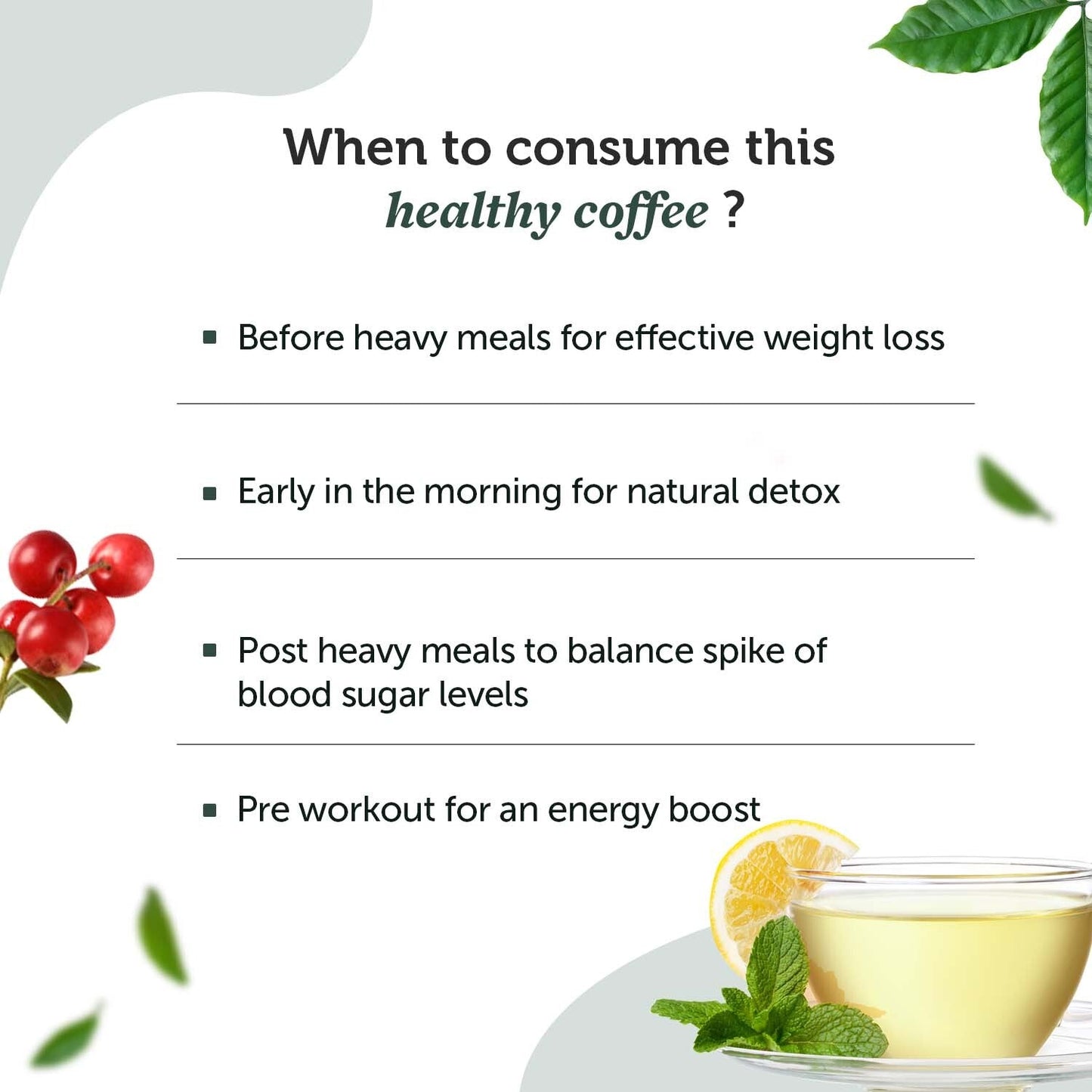 Green Coffee Beans for Weight Loss, Blood Sugar Management and Detoxification for Men & Women