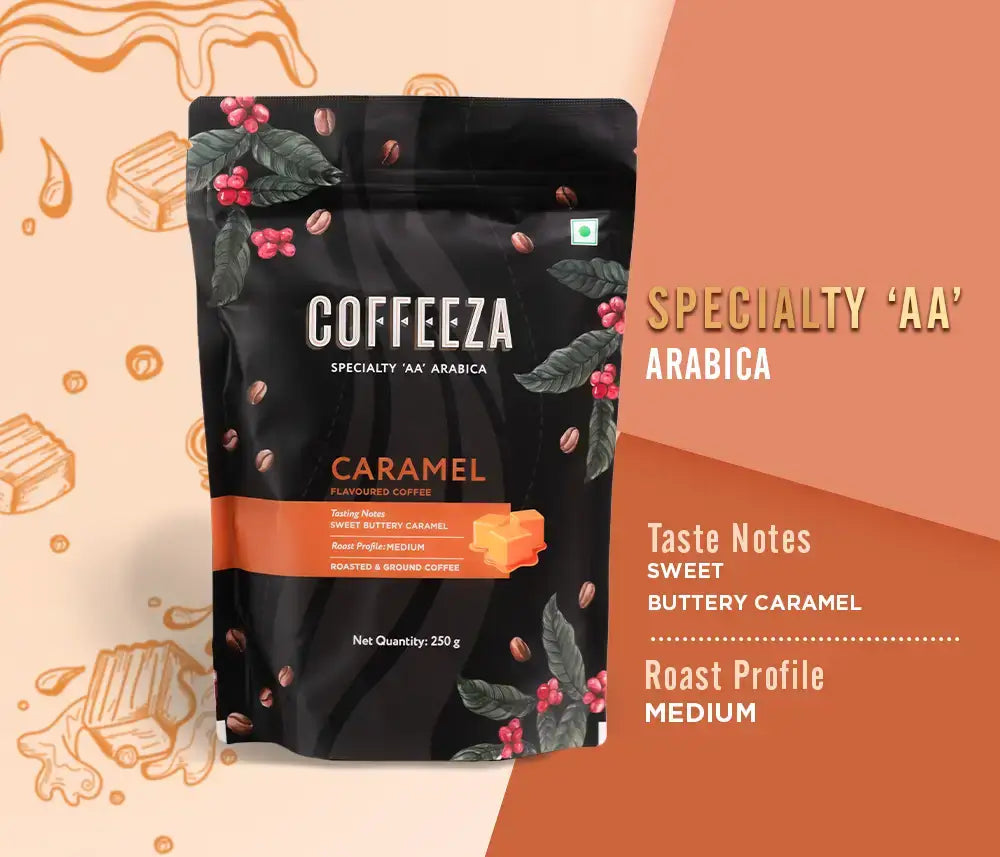 Caramel 100% Arabica Flavoured Ground Coffee