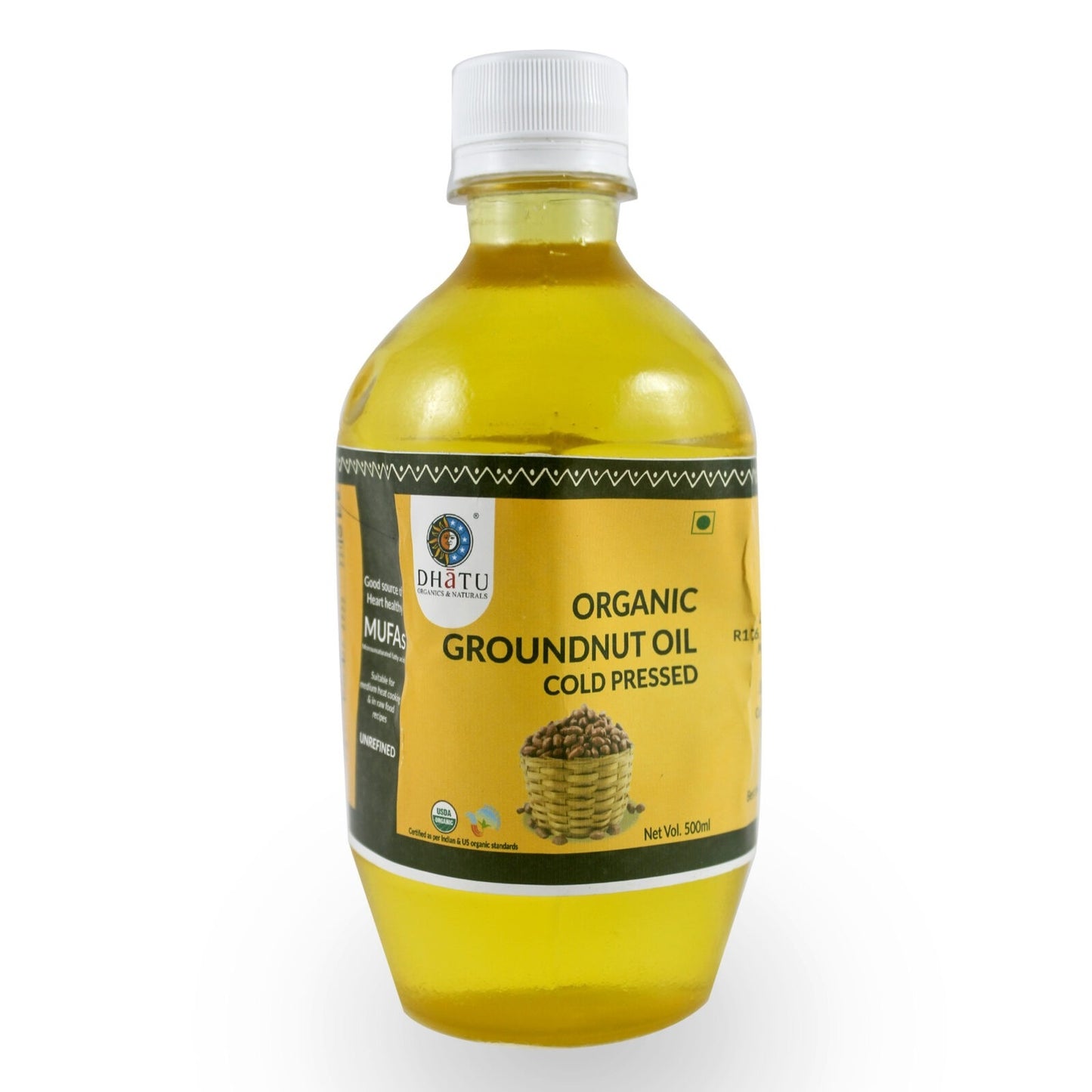 Dhatu Organic Groundnut Oil - 1 L