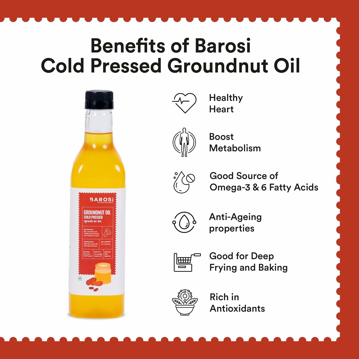 Cold Pressed Groundnut Oil