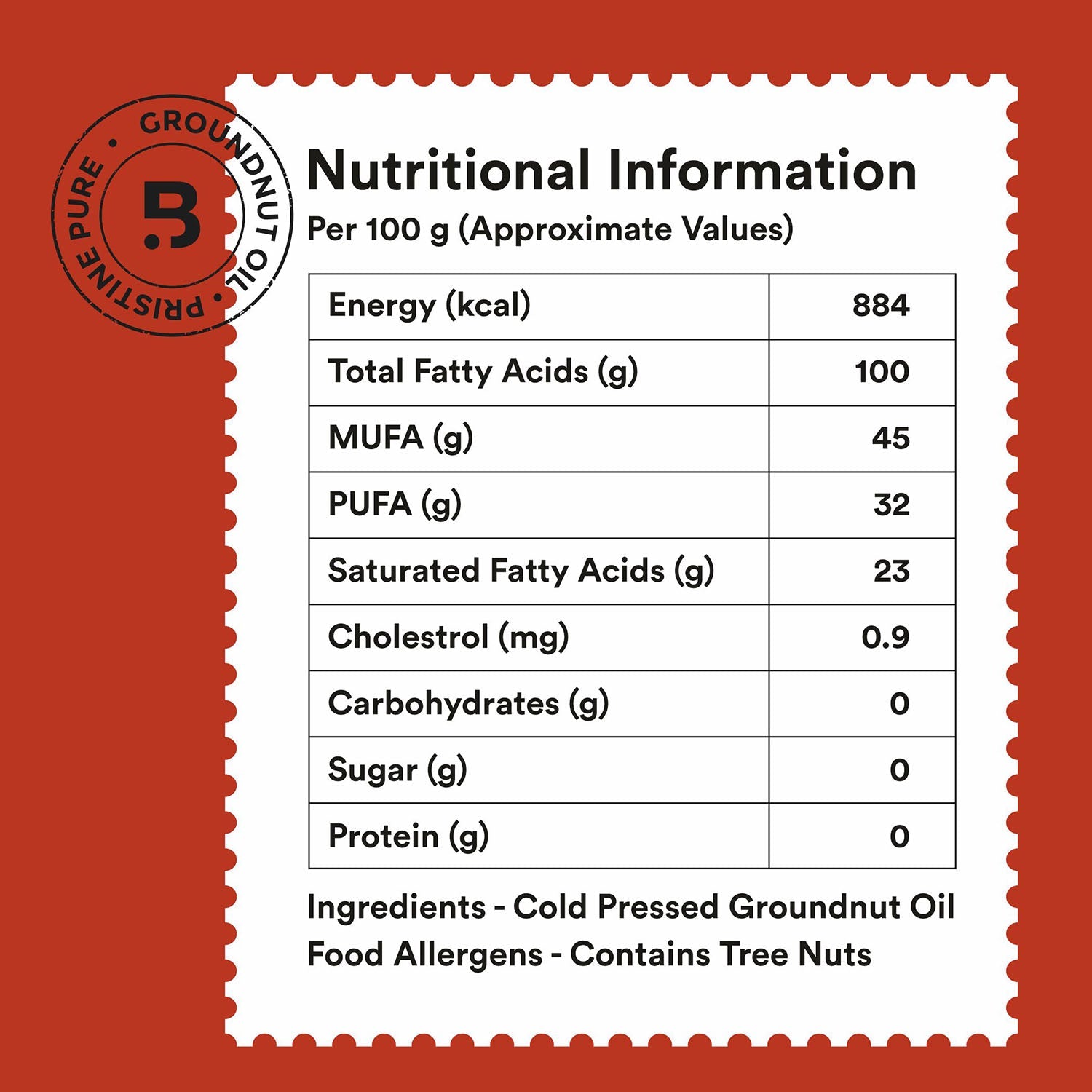 Cold Pressed Groundnut Oil