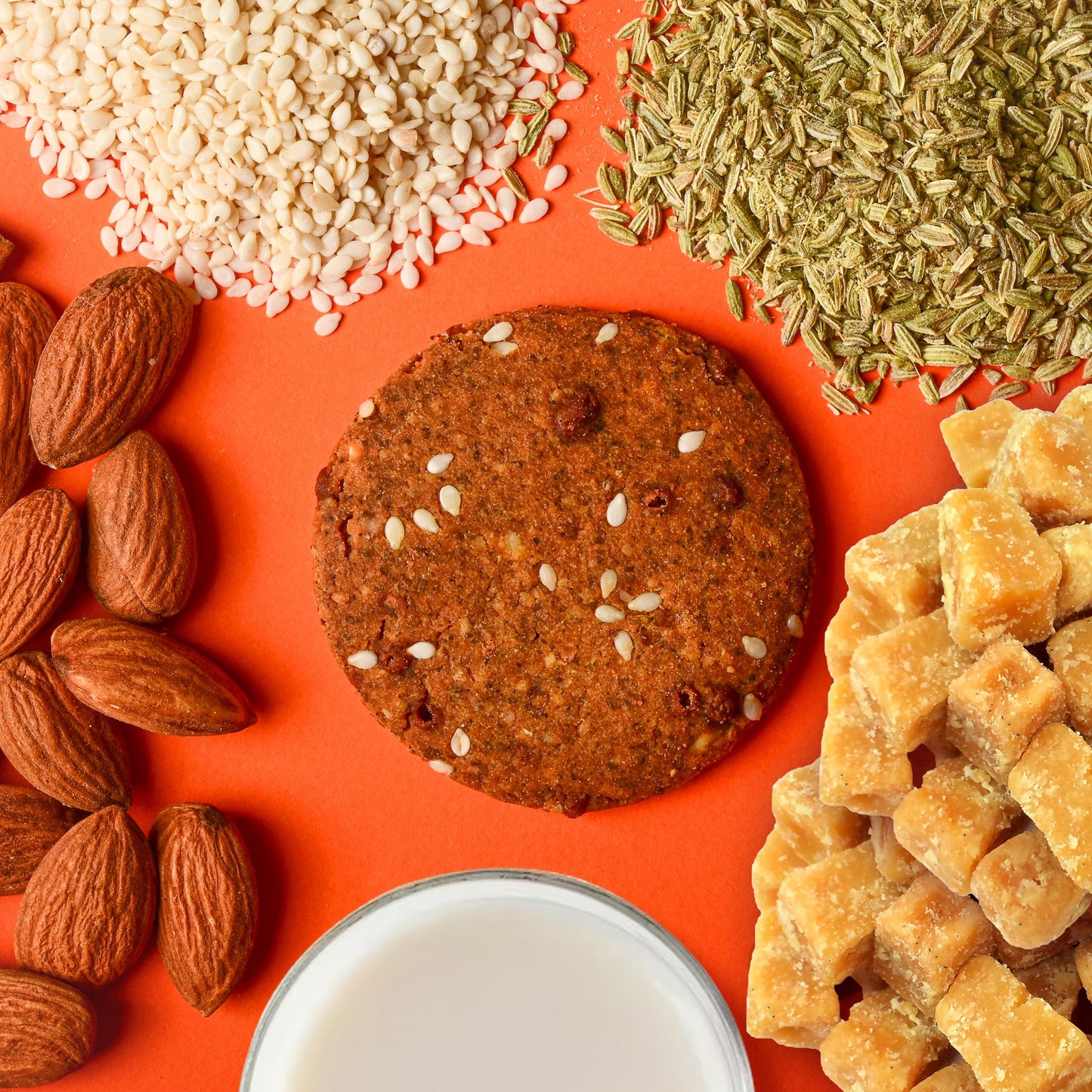 Sattu Almond Cookies