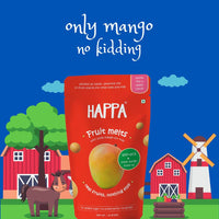 Happa Mango Melts for little ones, made with 100% Mango & nothing else. No added flavour or Sugar!