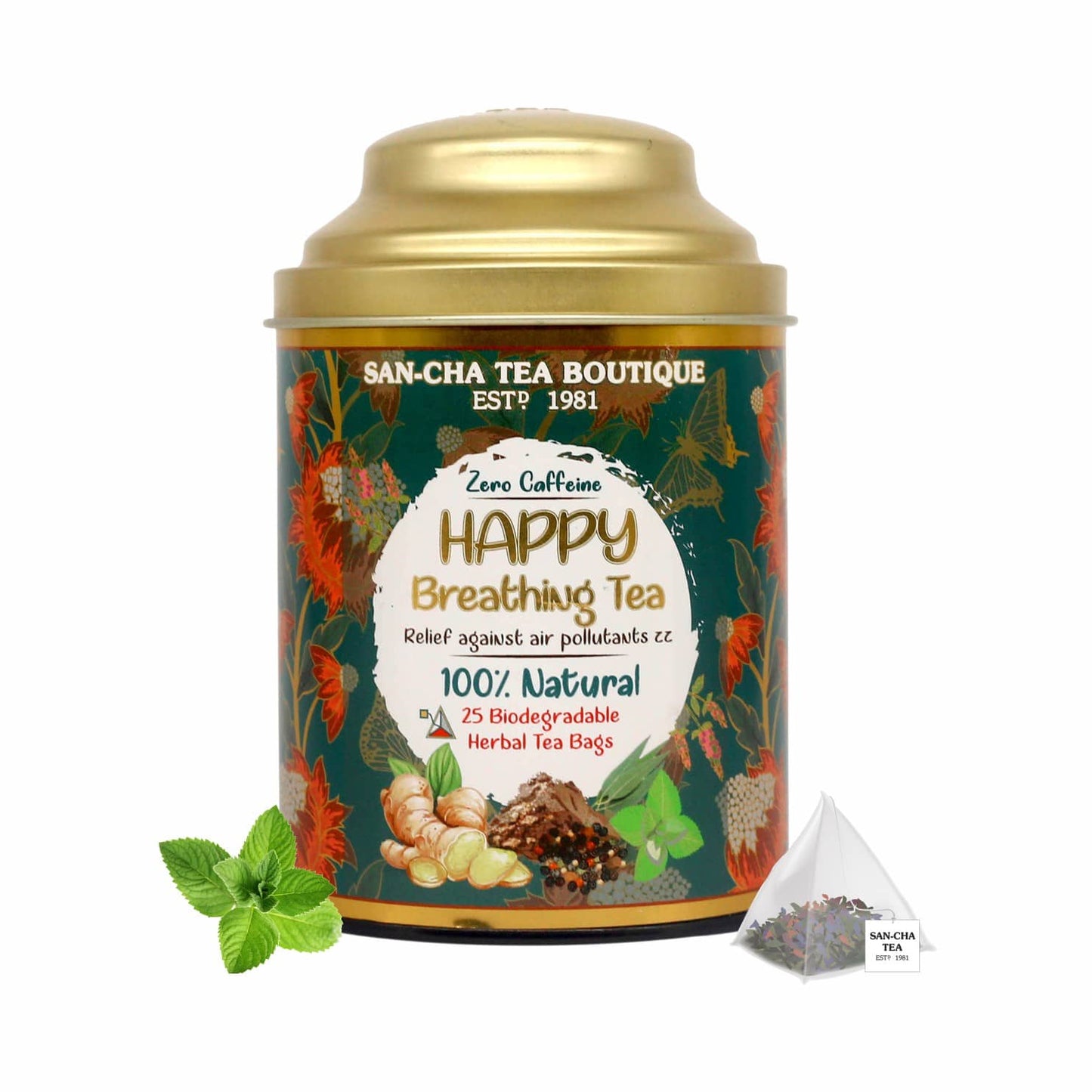 Happy Breathing Caffeine Free Herbal Tea