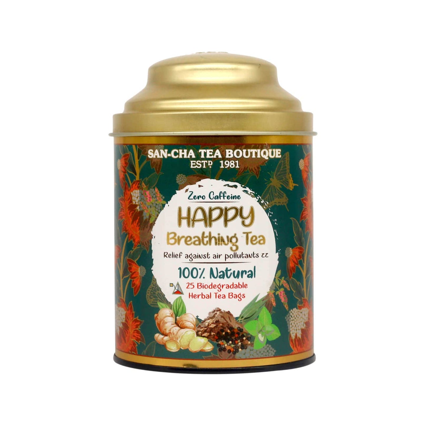 Happy Breathing Caffeine Free Herbal Tea