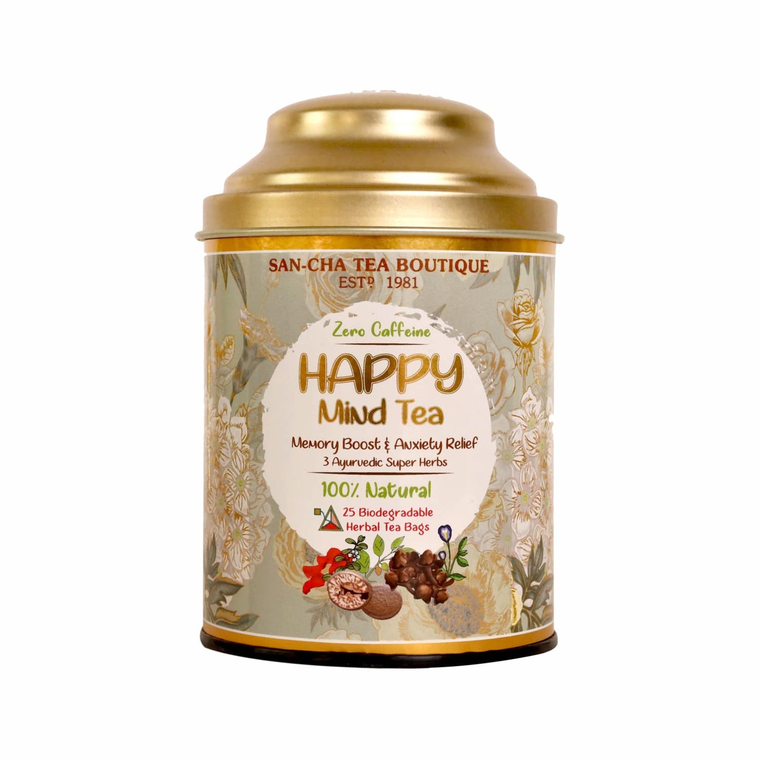 Happy Mind Caffeine Free Herbal Tea