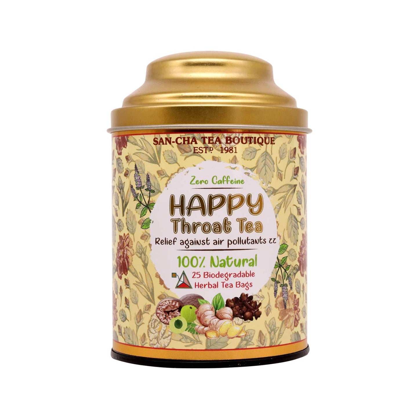 Happy Throat Caffeine Free Herbal Tea