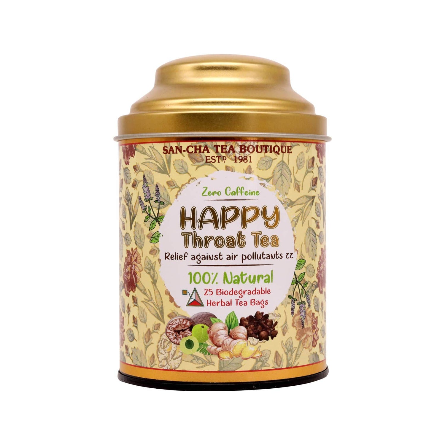 Happy Throat Caffeine Free Herbal Tea