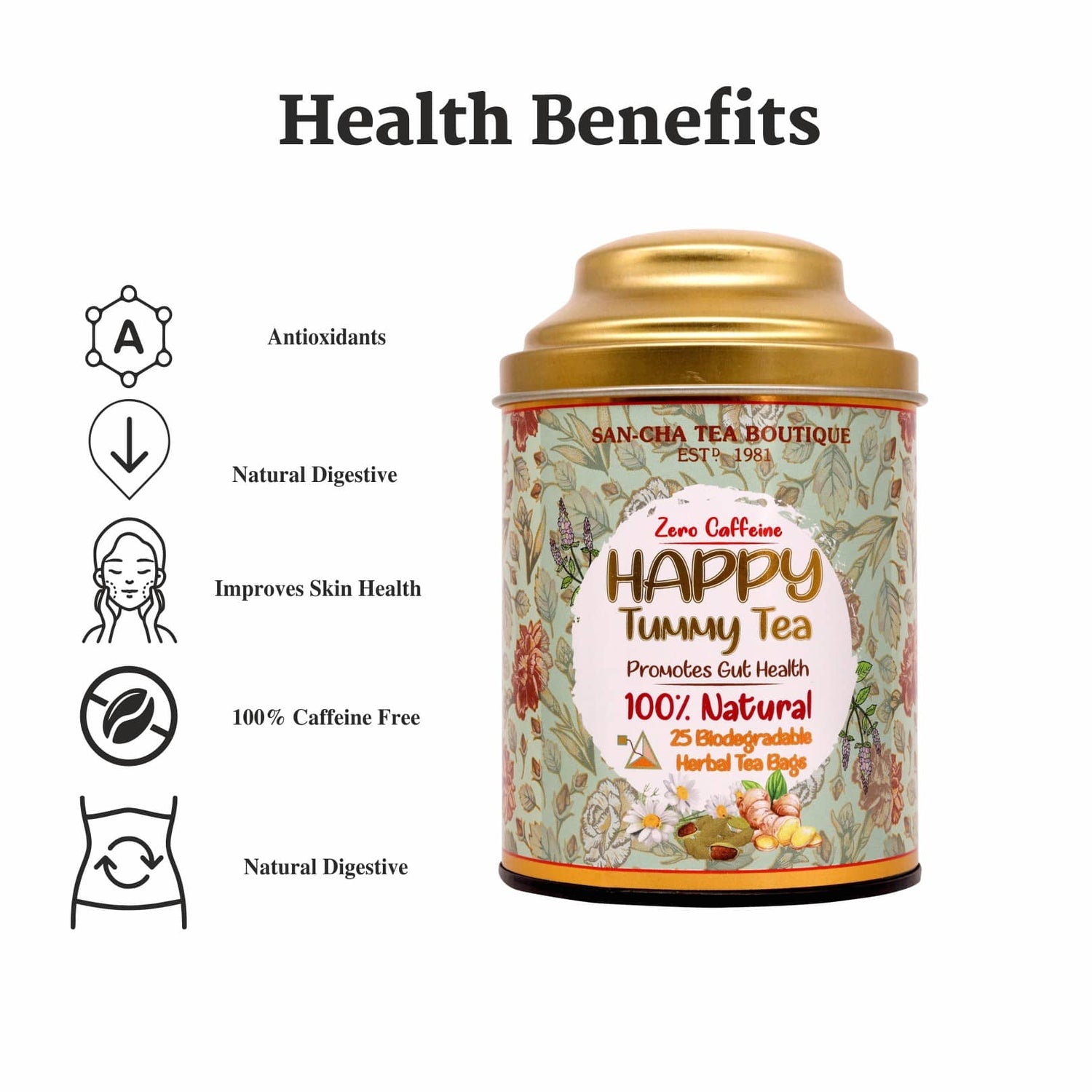 Happy Tummy Caffeine Free Herbal Tea