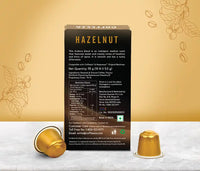 Hazelnut  100% Arabica Flavoured Aluminium Coffee Capsules