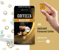 Hazelnut  100% Arabica Flavoured Aluminium Coffee Capsules