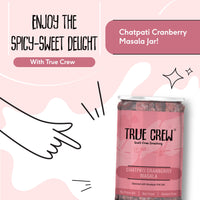 TRUE CREW Chatpati Cranberry Masala 100 g Jar