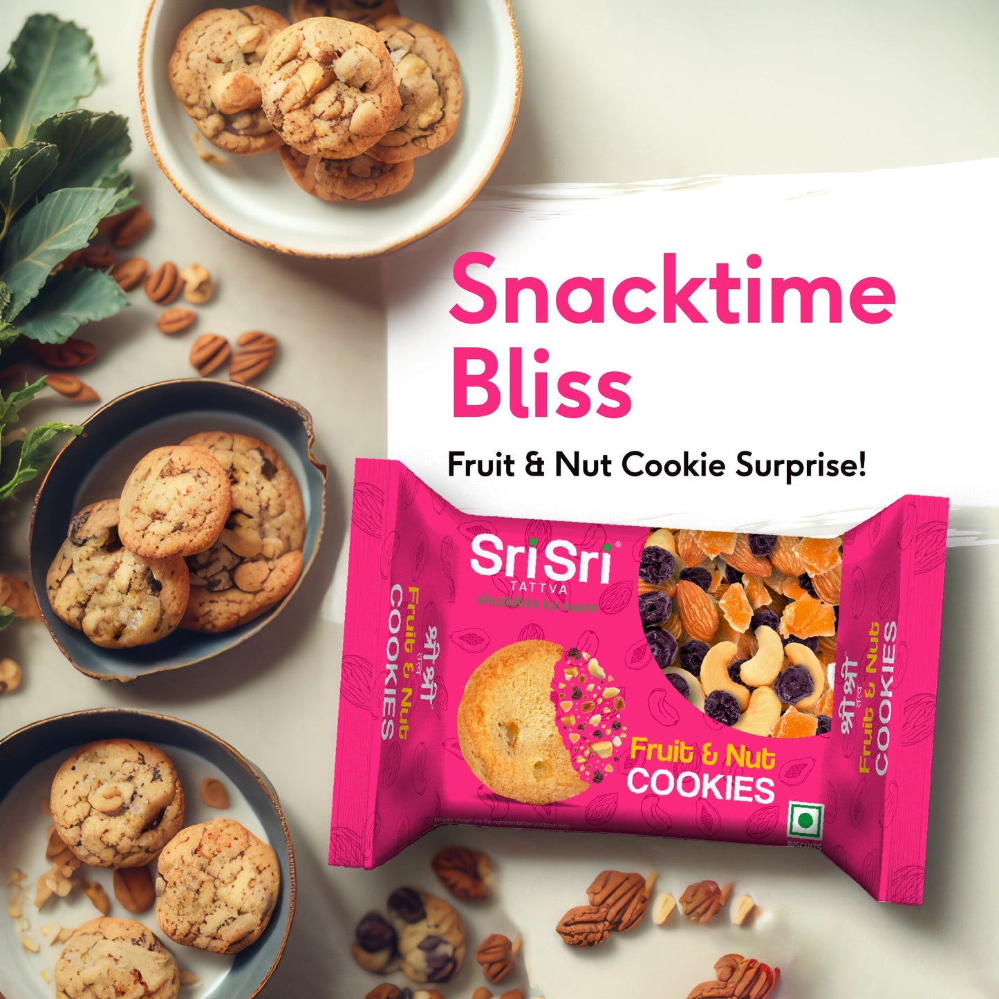 Fruit & Nut Cookies, 90 g