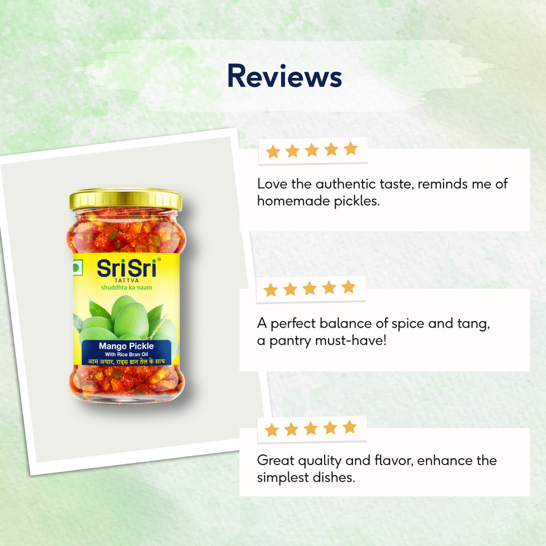 Mango Pickle - Rice Bran Oil, 300g