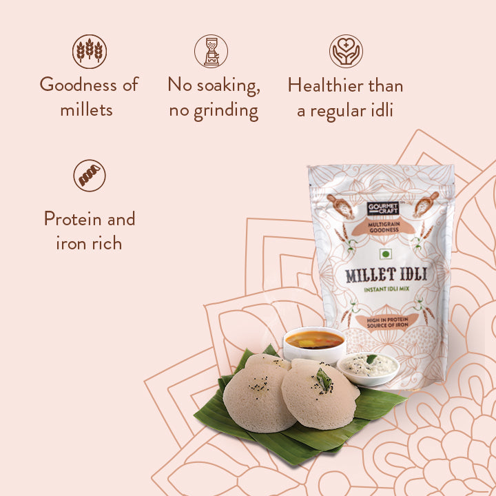 Millet Idli Mix (250 gm, makes 18-20 idlis)