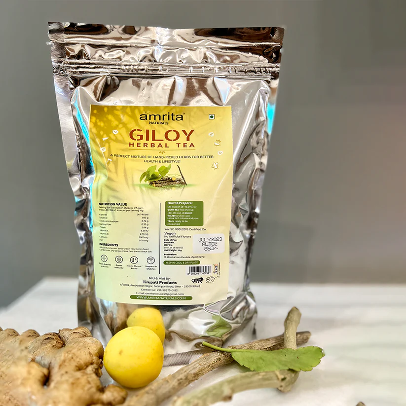 Amrita Naturals Giloy Tea 1 Kg Pack