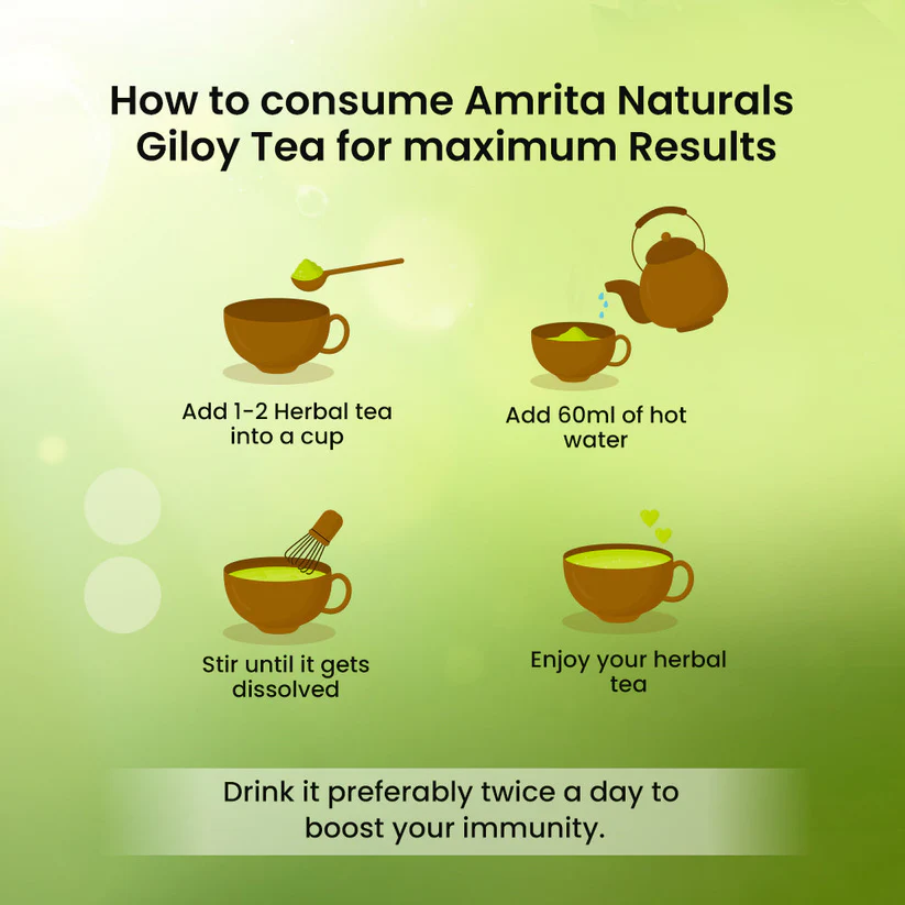 Amrita Naturals Giloy Tea - 1 Kg - Veeha Foods
