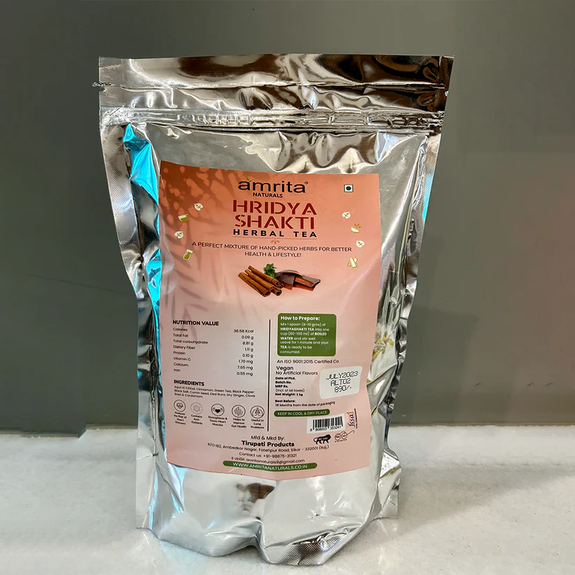 Amrita Naturals HridyaShakti Tea 1 Kg Pack