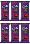 Cadbury Dairy Milk Silk Valentine Chocolate Bar - Each 60 Gms (Pack of 6)