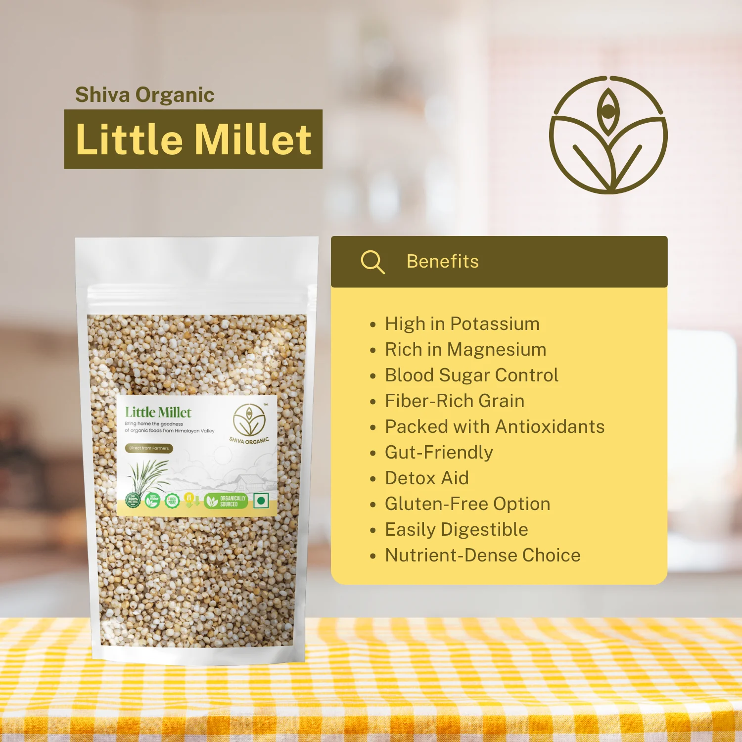 Shiva Organic 5 Positive Millets – Nutrient-Rich Ancient Grain Blend ...