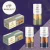 Munch Fit Cookies 5-Pack – Multimillets, Tahini, Chocochip, Jeera, Pista Besan (1×125g Each)