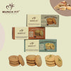 Munch Fit Cookies Combo – Oats Jowar, Jeera & Pista Besan (3 Varieties × 125g)
