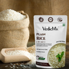 VedicMix Plain Rice – Instant Dehydrated Rice, Fluffy in Minutes