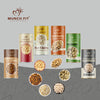 Munch Fit Mega Snack Combo – 3 Canisters + Chana + Peanuts + Diet Chidwa
