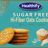 Healthify Sugar Free Oats Cookies Biscuits  - 50g