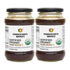 INDIGENOUS HONEY Raw Organic Honey Unprocessed USDA  Unfiltered Unpasteurized Pure Natural Original Honey - 500 g Glass Jar (Pack of 2)