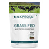 NAKPRO Grass Fed Raw Whey Protein Concentrate 80% Protein Clean Unflavored