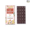 Cocoacraft 52% Mild Dark Chocolate Bar with Almonds - 80g