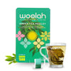 Woolah Green Tea Assortment Pack Organic Bagless Tea Dip