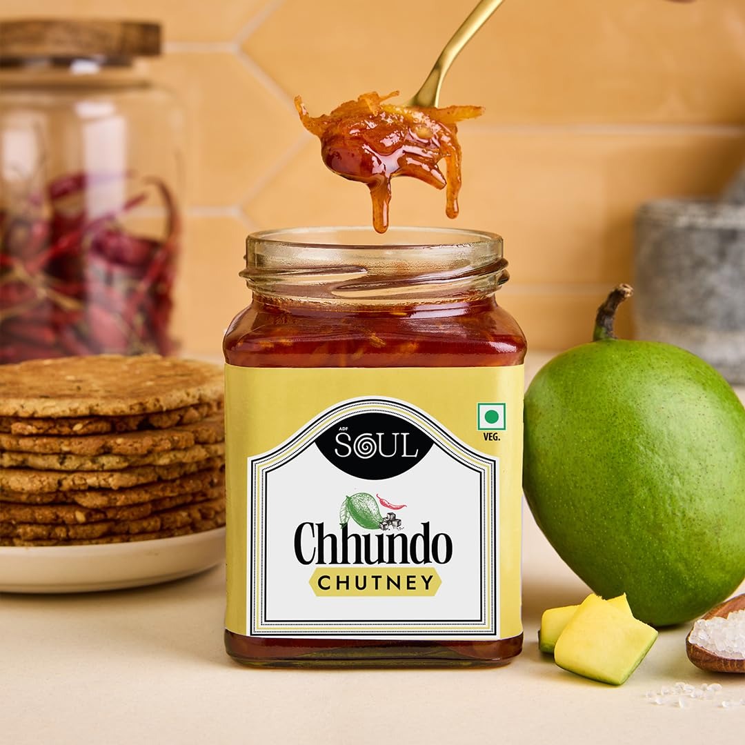 Adf Soul Chhundo Chutney - 325 gms - Veeha Foods