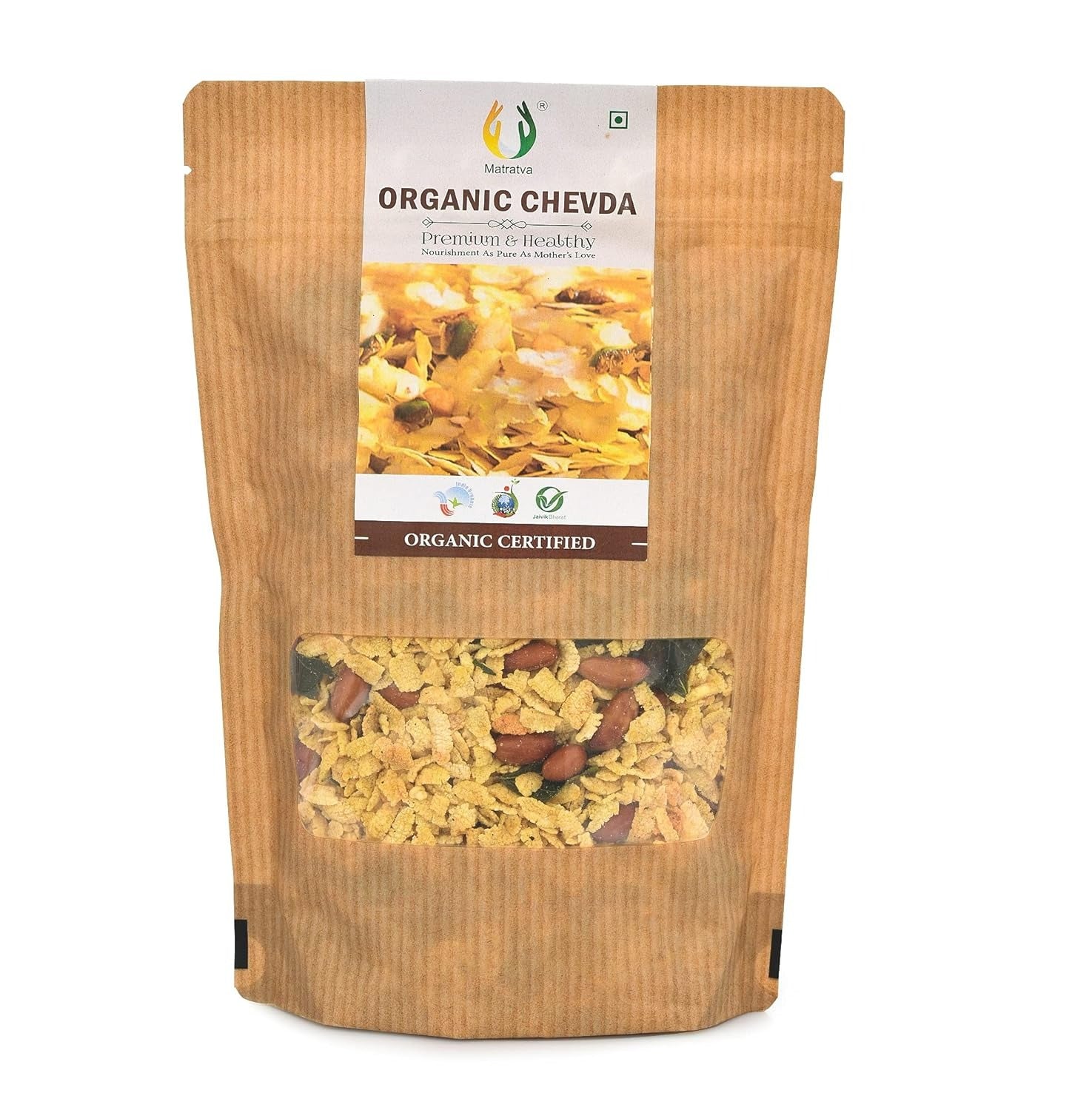 Matratva Organic Chevda Namkeen - Veeha Foods