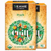 Teame Peach Ice Tea Sugar Free- 18 Pyramid Bags (Pack of 2)