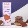 Chokola 45% Milk Chocolate Himalayan Pink Salt Minis– Smooth & Creamy Salted Milk Chocolate - 100g