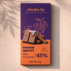 Chokola French Biscuit 45% Milk Chocolate Bar - 80g