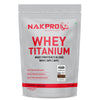 NAKPRO Titanium Whey Protein Blend 73% Protein WPH WPI & WPC with Vitamins Minerals & Creatine