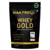 NAKPRO Whey Gold Protein Concentrate 80% Protein Clean Unflavored Whey Protein