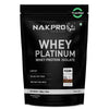 NAKPRO Platinum Raw Whey Protein Isolate 90% Protein Clean Unflavored